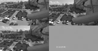Установка систем видеонаблюдения на парковке в Холмске в октябре